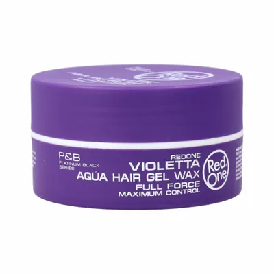 Produktbild von RedOne Aqua Violetta Haarwachs für Herren – Starker Halt & Glänzendes Finish – 150 ml