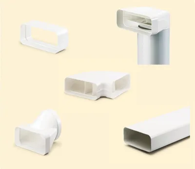 Produktbild von Naber flow 150 Flachkanal Set- 2, weiß  - Lüftungstechnik