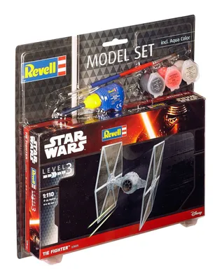 Produktbild von Revell Model Set TIE Fighter, Raumflugzeug-Modell, Montagesatz, 1:110, TIE, Star Wars, Fortgeschritten