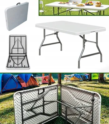 Produktbild von Tisch Catering 180 cm Bankett Klappbarer Reisetisch Feierlichkeiten
