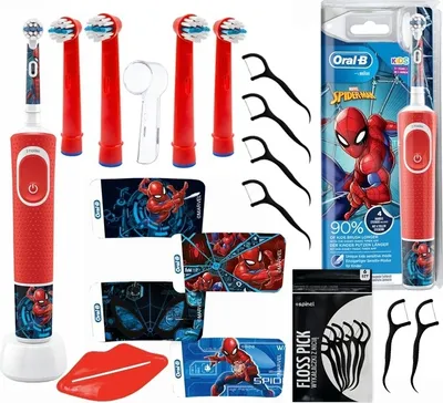 Immagine prodotto di Spazzolino Braun Oral-B Vitality 100 Spiderman + Accessori Per Le Punte