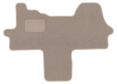 Immagine prodotto di Tappetini anteriori in moquette per Fiat Ducato III 2006-2014 (commerciale) – 2 pezzi, beige, su misura – Wielganizator LUX – versione W0742