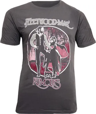 Image de Fleetwood Mac - "Rumours" T-Shirt für Herren/Damen Uni RO1235 (M) (Hell Anthrazit)