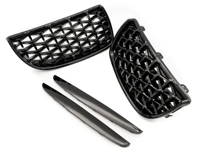 Zdjęcie produktu dla ESEN SKV 66SKV093 Kratka chłodnicy do BMW 3 Touring (E91) – czarna, błyszcząca
