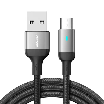 Obrázok produktu pre Kábel na rýchle nabíjanie a prenos dát Joyroom USB na Micro USB 2,4A 1,2 m čierny (S-UM018A10)