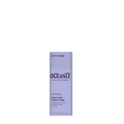 Productafbeelding van ATTITUDE Oceanly Anti-Aging Crème in vaste vorm met peptiden, 8,5 g