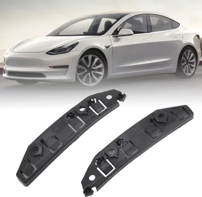 Zdjęcie produktu dla 2 sztuki mocowań bocznych przedniego zderzaka 1084181 Lewy i prawy zamiennik błotnika do Tesla Model 3 2017 do 2023