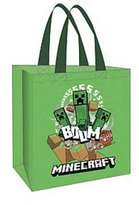 Immagine prodotto di Torebka na zakupy Minecraft - Wysokiej jakości, z materiałów recyklingowych