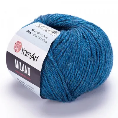 Produktbild von YarnArt Milano 876 Petrol – Weiche Alpaka-Wollmischung, 50g, 130m