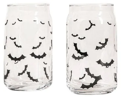 Obrázek produktu pro HOMLA Set GHOST TOWN sklenice s netopýry, sada 2 kusů, 0,32 l