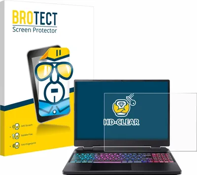 Produktbild von Für Acer Predator Helios Neo 16 Schutzfolie BROTECT Displayschutz Display Schutz Folie Klar Transparent