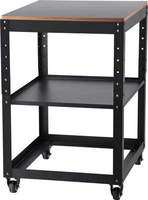 Produktbild von Maschinenständer Dickenhobel 70,3×60,3×90cm Untergestell Dickenhobelmaschine Stahl & MDF Max. Belastbarkeit 45kg Maschinentisch höhenverstellbar Kompitable mit meisten Hobelmaschinen Sägen
