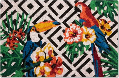 Zdjęcie produktu dla Wycieraczka Excelsa Tropical Chic Coconut 60x1,5x40 cm Kolorowa