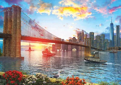 Immagine prodotto di ART PUZZLE Puzzle Sunset in New York 1000 pezzi