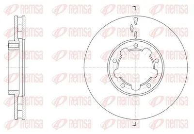 Produktbild von 2x REMSA Bremsscheibe 62091.10 vorne für NISSAN Cabstar (F24M F24W) 276mm 276mm