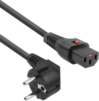 Produktbild von ACT AK5220 Stromkabel Schwarz 5 m CEE7/7 C13-Koppler (AK5220)