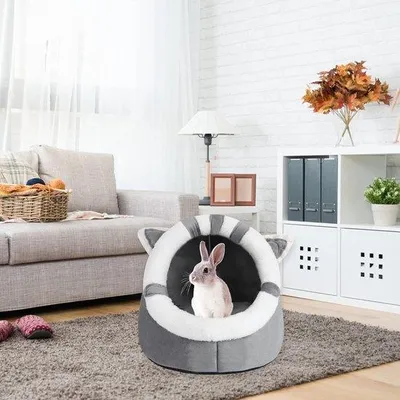 Produktbild von Weiches Katzenbett Haus-tier Nest warmes Schlafbett