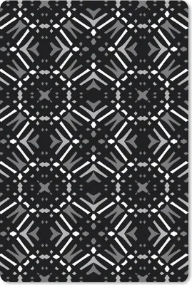 Produktbild von MuchoWow® Mauspad Mousepad Muster - Schwarz und Weiß - Geometrie 18x27 cm - Mousepads - Maus Mat - Pad - Mausunterlage