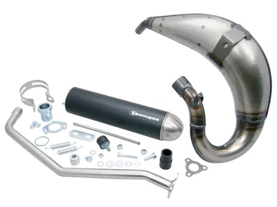 Zdjęcie produktu dla Wydech Tecnigas E-NOX Steel do Derbi Senda (00-), Aprilia RX/SX, Gilera RCR/SMT