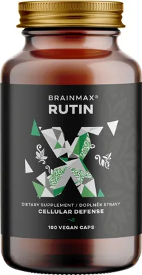 Zdjęcie produktu dla BrainMax Rutin, Rutyna, 500 mg, 100 kapsułek roślinnych