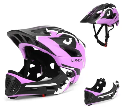 Kinderfahrradhelm 2-in-1, abnehmbar, 52-56 cm, für Fahrrad & Skateboard