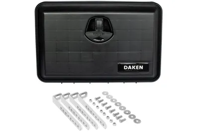 Produktbild von DAKEN Werkzeugkasten JUST 81100 500x350x300mm 27l mit Montagehalterungen für LKW Anhänger Staubox wasserdicht