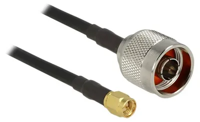 Zdjęcie produktu dla DeLOCK 89421, 10 m, CFD200, SMA, Czarny
