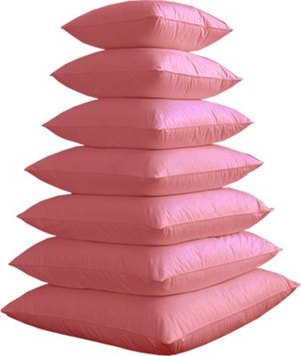 Polštář peří 70x90 1100g růžová sypka