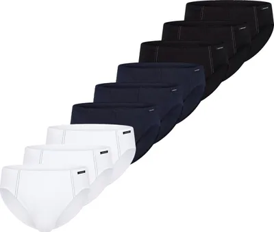 Produktbild von Schiesser 9er Pack Baumwolle Essential Slip / Unterhose Angenehm auf der Haut, Perfekte Passform und maximaler Komfort, Atmungsaktiv