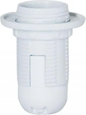 Immagine prodotto di Portalampada E14-1 termoplastico bianco con collare