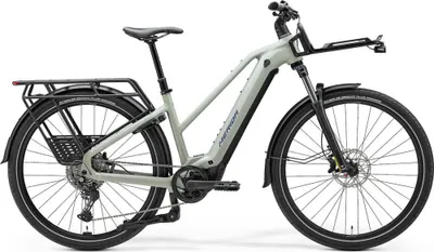 Produktbild von Merida eFLOAT HD 500 Lady EQ M Grau - komfortables E-Trekkingrad für Alltag u....