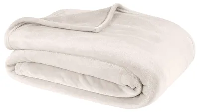 Produktbild von Kuscheldecke Cashmere Touch 150x200 cm Wohndecke Flauschige Winter Decke Sofadecke Ecru Creme