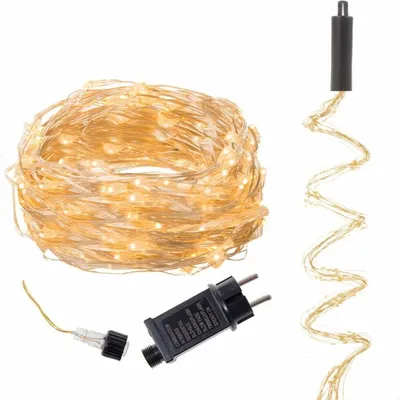 Obrázek produktu pro LED Nano Vodopád - 2m, 300LED, 8-funkcí, IP44, teplá bílá