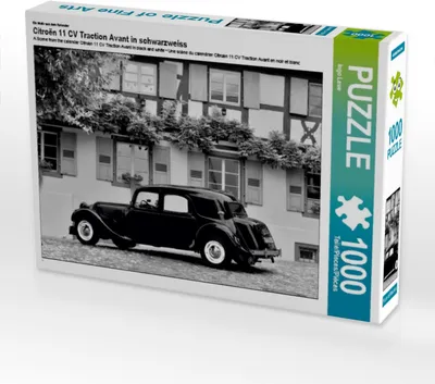 Produktbild von Calvendo Ein Motiv aus dem Kalender Citroën 11 CV Traction Avant in schwarzweiss 1000 Teile Puzzle quer 640x480mm, Laue Ingo; 7342302