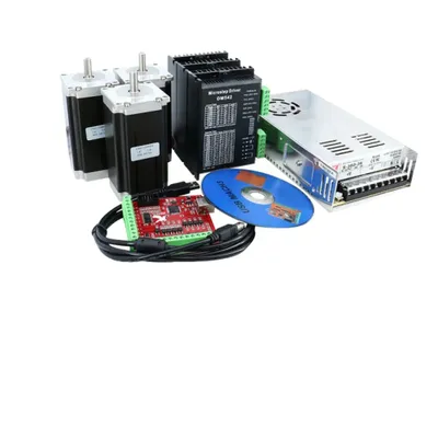 Produktbild von CNC-Fräser-Kit, 4-Achsen-Schrittmotor, wassergekühlte Spindel, 3-Achsen-3Nm-Kit