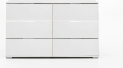 Zdjęcie produktu dla Schubkastenkommode >Easy Plus< (BxHxT: 130x83x41 cm) in weiß - 130x83x41 (BxHxT)