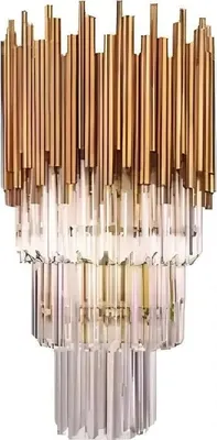 Obrázek produktu pro Lustr zlatá závěsná lampa křišťálový lustr lampa obývací pokoj