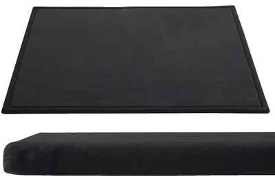 Productafbeelding van Antislip vloermat, gemaakt van traagschuim, zwart, 150x200 cm