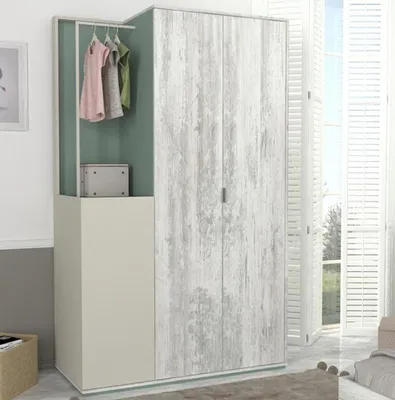 Immagine prodotto di Armadio camera dei bambini mobili moderni legno design armadi grigio guardaroba