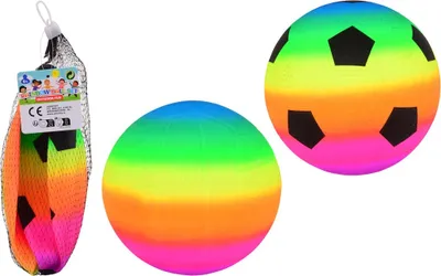 Obrázek produktu pro Duhový míč v síťce 23 cm 2 ks