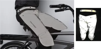 Produktbild von Rainlegs Beinschützer Gr. XS Grau Körpergröße unter 155cm