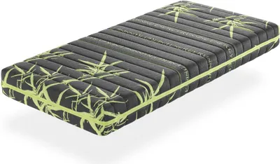 Produktbild von Schaummatratze 90X160 SPORT LIFE Hohe 24 CM, ergonomisch, ideal fur Sportler. der Abdeckung