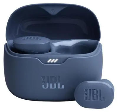 Produktbild von Kabellose Kopfhrer JBL Tune Buds, True Wireless, Active Noise Canceling, Bluetooth, 4 Mikrofone, Akkulaufzeit 48 Stunden, IP54, Blau