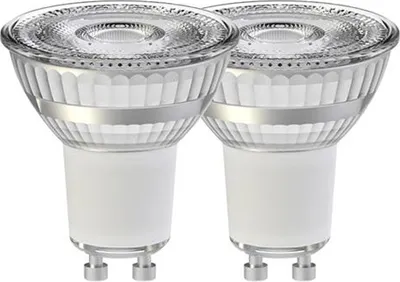 Produktbild von 2 x LightMe LED Leuchtmittel PAR16 Glas Reflektor 4,5W = 51W GU10 350lm warmweiß 3000K 38°