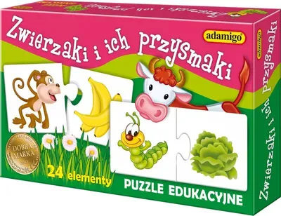Image de ADAMIGO Animaux et friandises - puzzle 06519