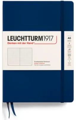 Produktbild von Leuchtturm 342925, Einfarbig, Navy, A5, 251 Blätter, 80 g/m², Hardcover