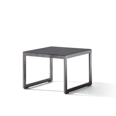 Produktbild von Sieger Loungetisch mit Glasplatte 60x60x44 cm