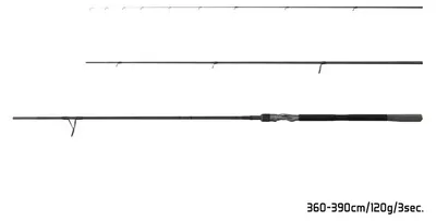 Obrázek produktu pro DELPHIN XTENZ, 3,6 m, 11,81 ft, 0–120 g, 3 díly, feederový prut, 360–390 cm, 101006130