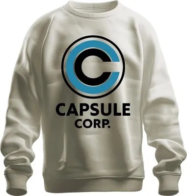 Immagine prodotto di CAPSULE CORP. Logo Anime Fan Gift Retro Manga Otaku Unisex Felpa Pullover, Nature, L