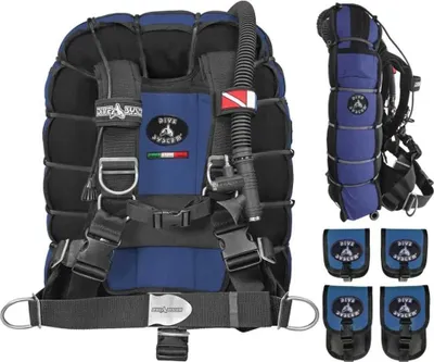Produktbild von Dive System Fly Tech Flügel Blau L Herren,Damen Blau L